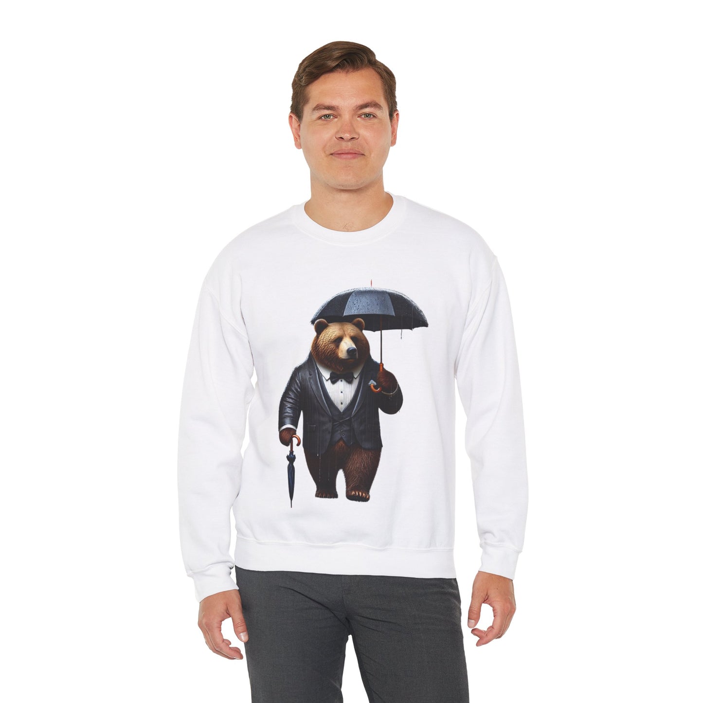 Gentleman Bear's Rainy Day Sweatshirt