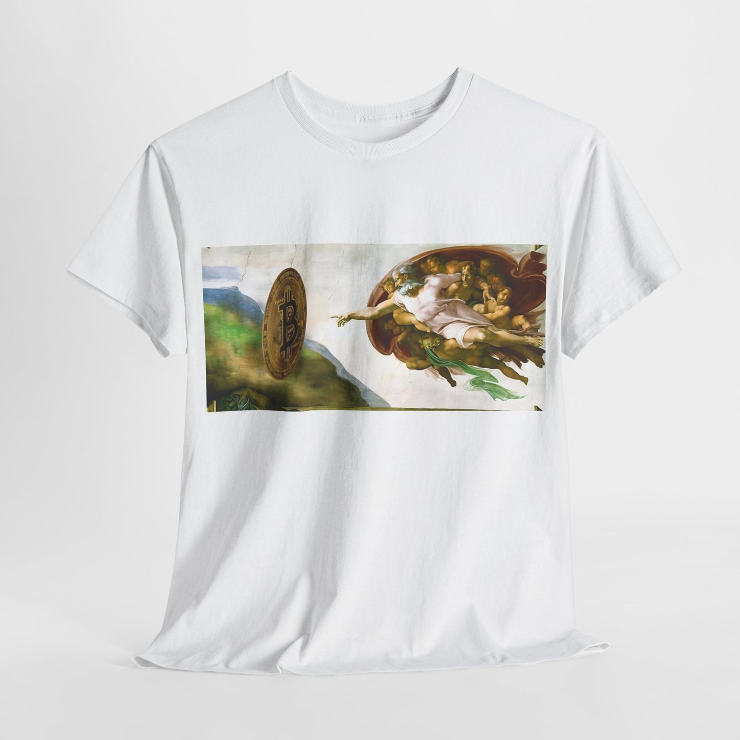 Creation of Bitcoin T-shirt