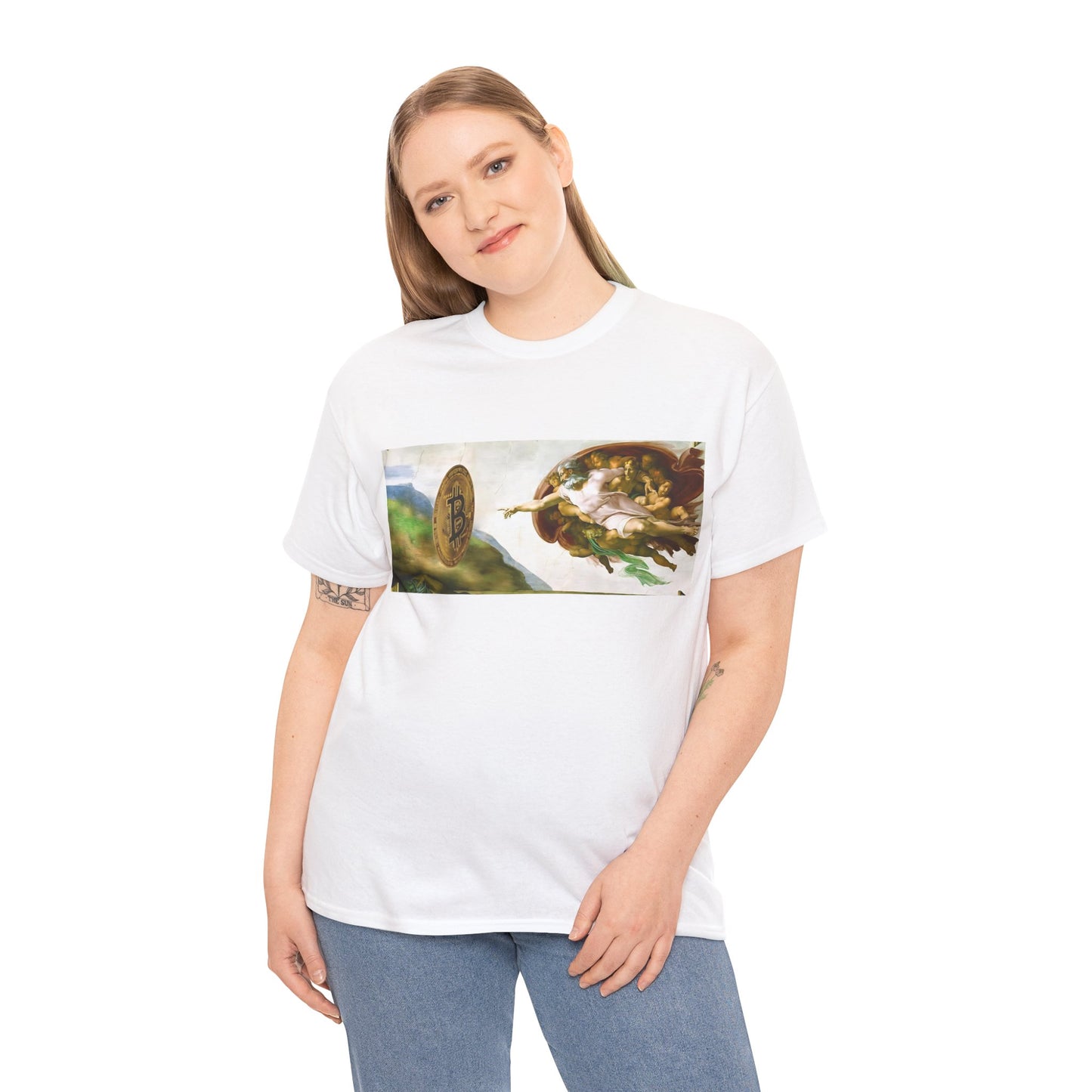 Creation of Bitcoin T-shirt