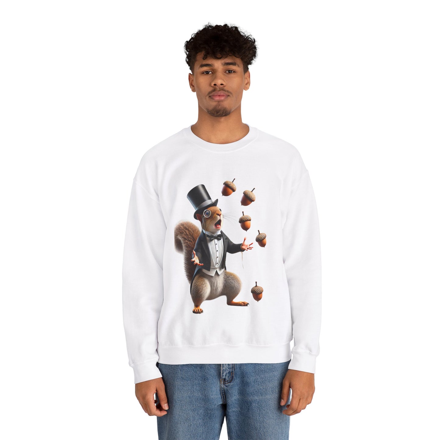 Squirrel's Acorn Juggling Act Sweatshirt