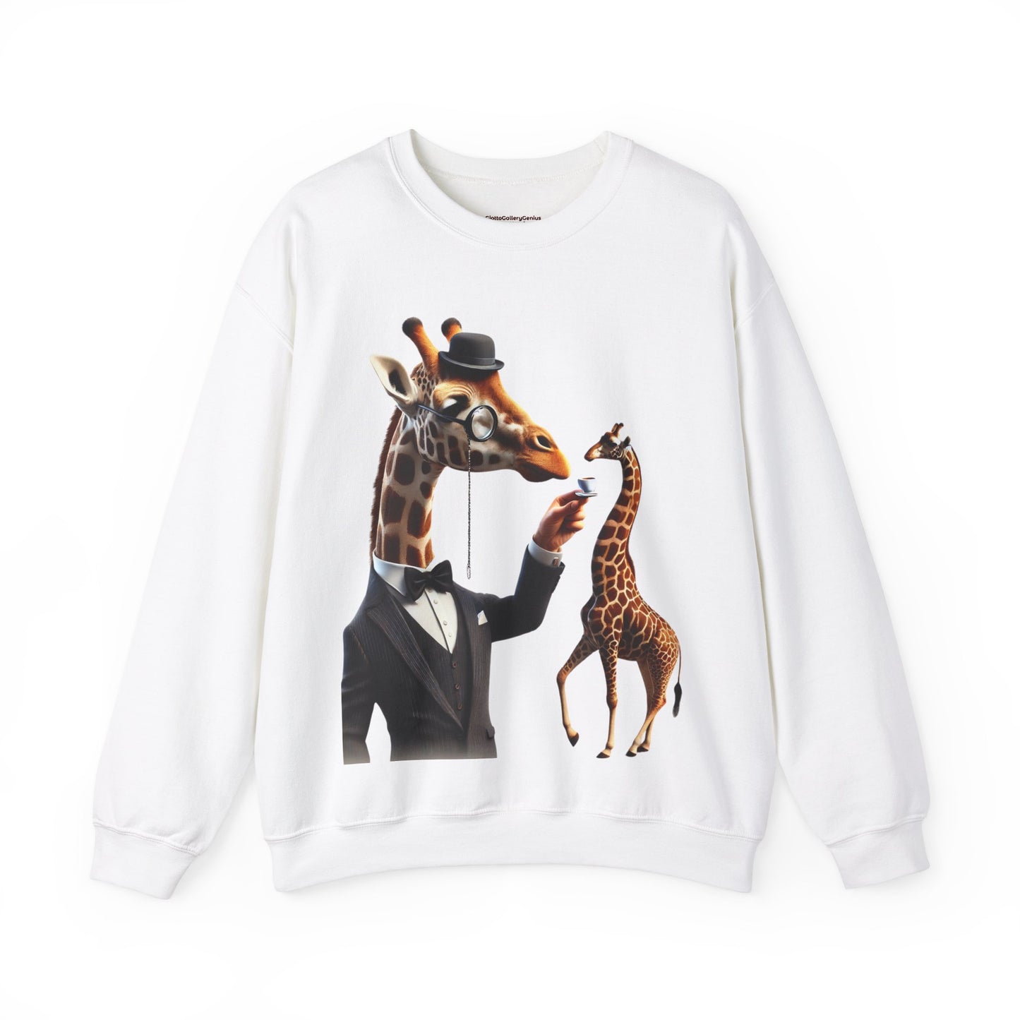 Giraffe Tea Time Etiquette Sweatshirt