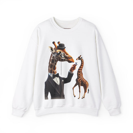 Giraffe Tea Time Etiquette Sweatshirt