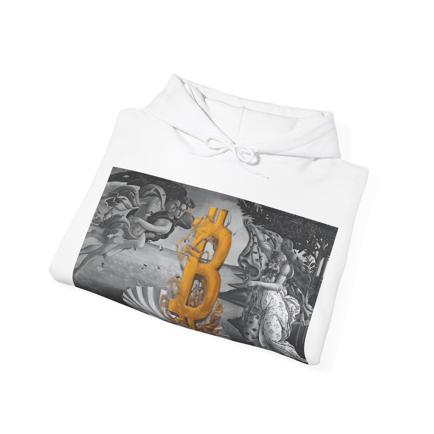 The Birth of Bitcoin B&W Hoodies