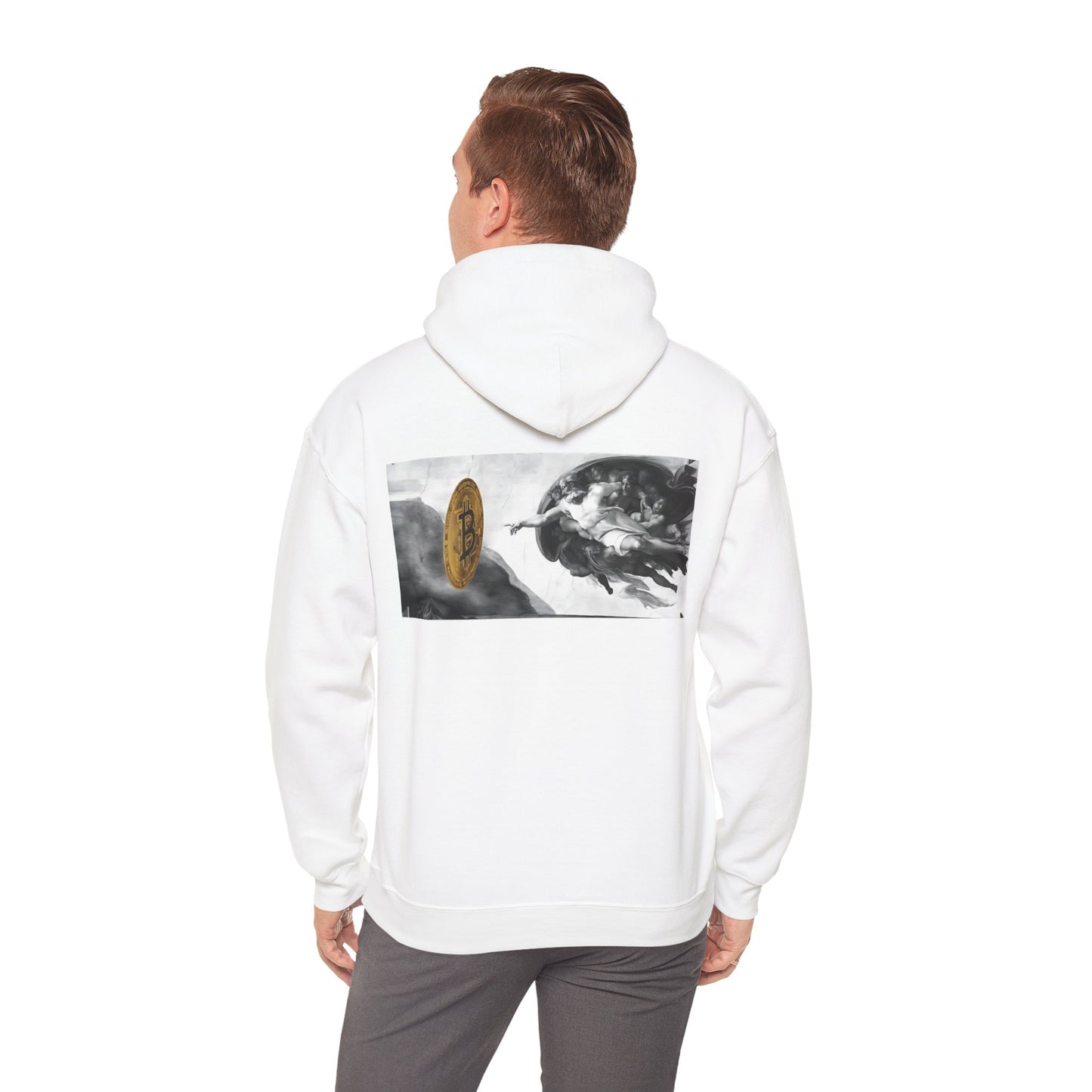 Creation of Bitcoin B&W Hoodie