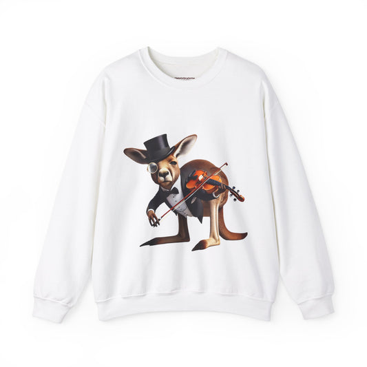 The Classy Kangaroo Violinist Sweatshirt