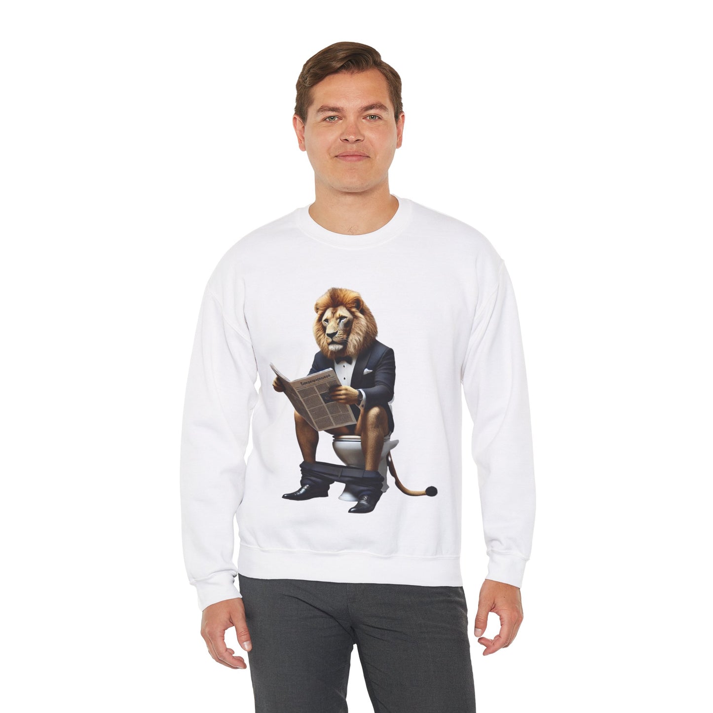 King of the Throne: A Royal Read Sweatshirt