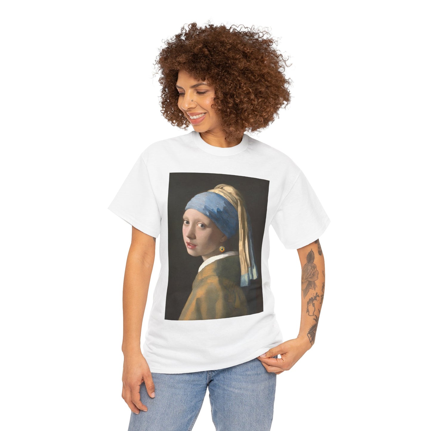 Girl with an Ethereum Earring T-shirt