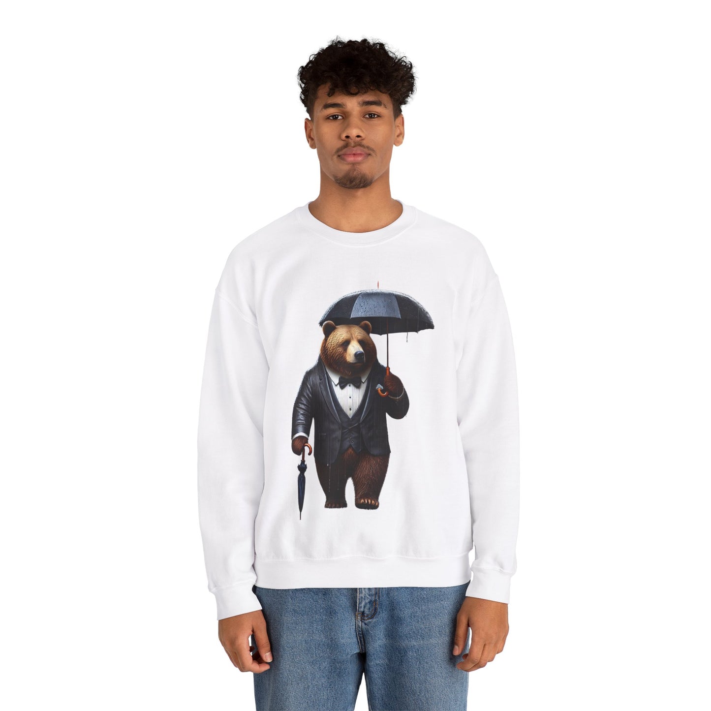 Gentleman Bear's Rainy Day Sweatshirt