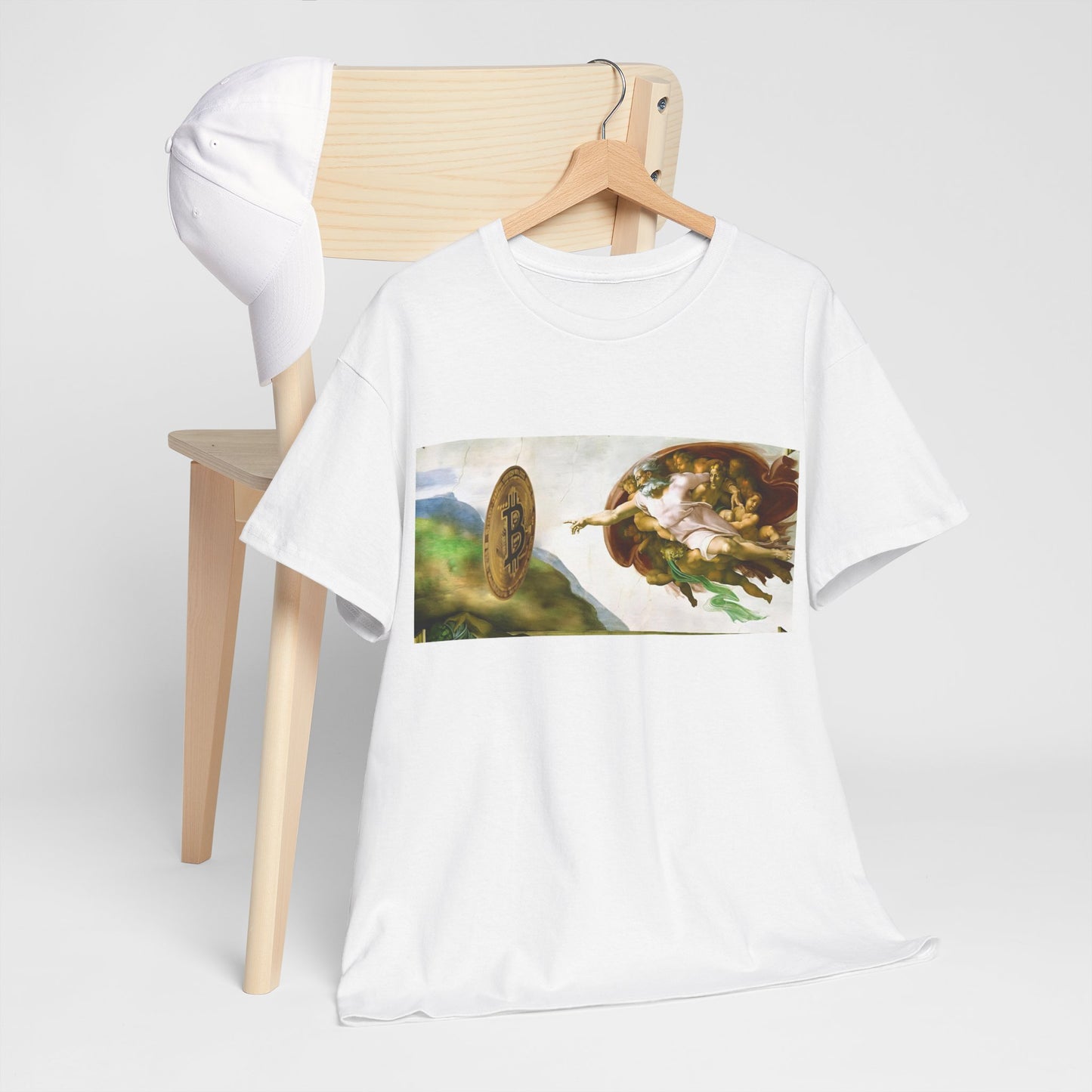 Creation of Bitcoin T-shirt