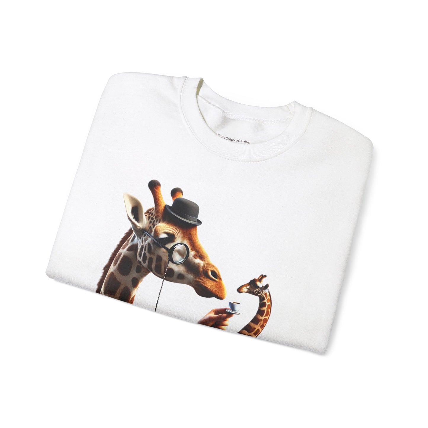 Giraffe Tea Time Etiquette Sweatshirt