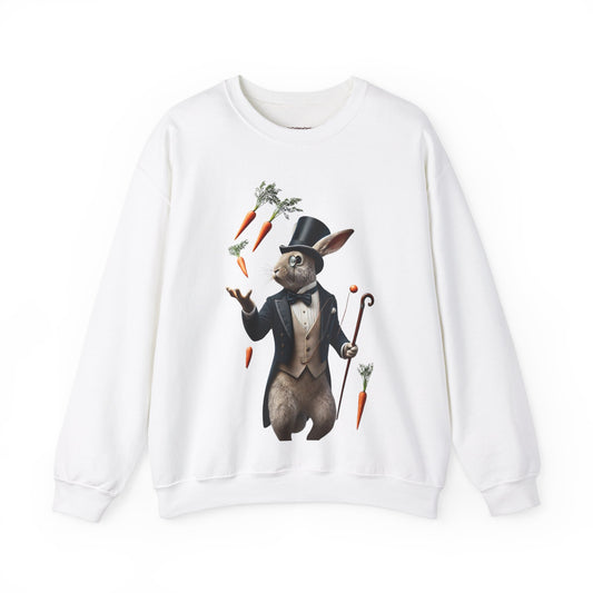 A Refined Rabbit’s Carrot Show Sweatshirt