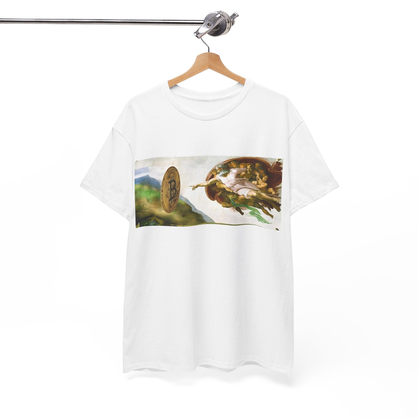 Creation of Bitcoin T-shirt