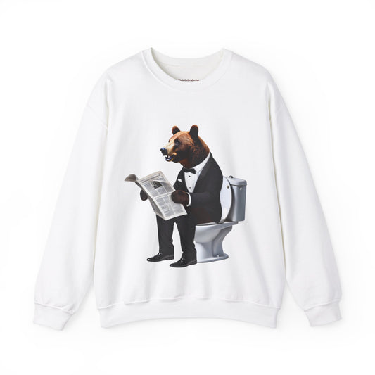 Bear Essentials: A Quiet Read on the Throne Sweatshirt