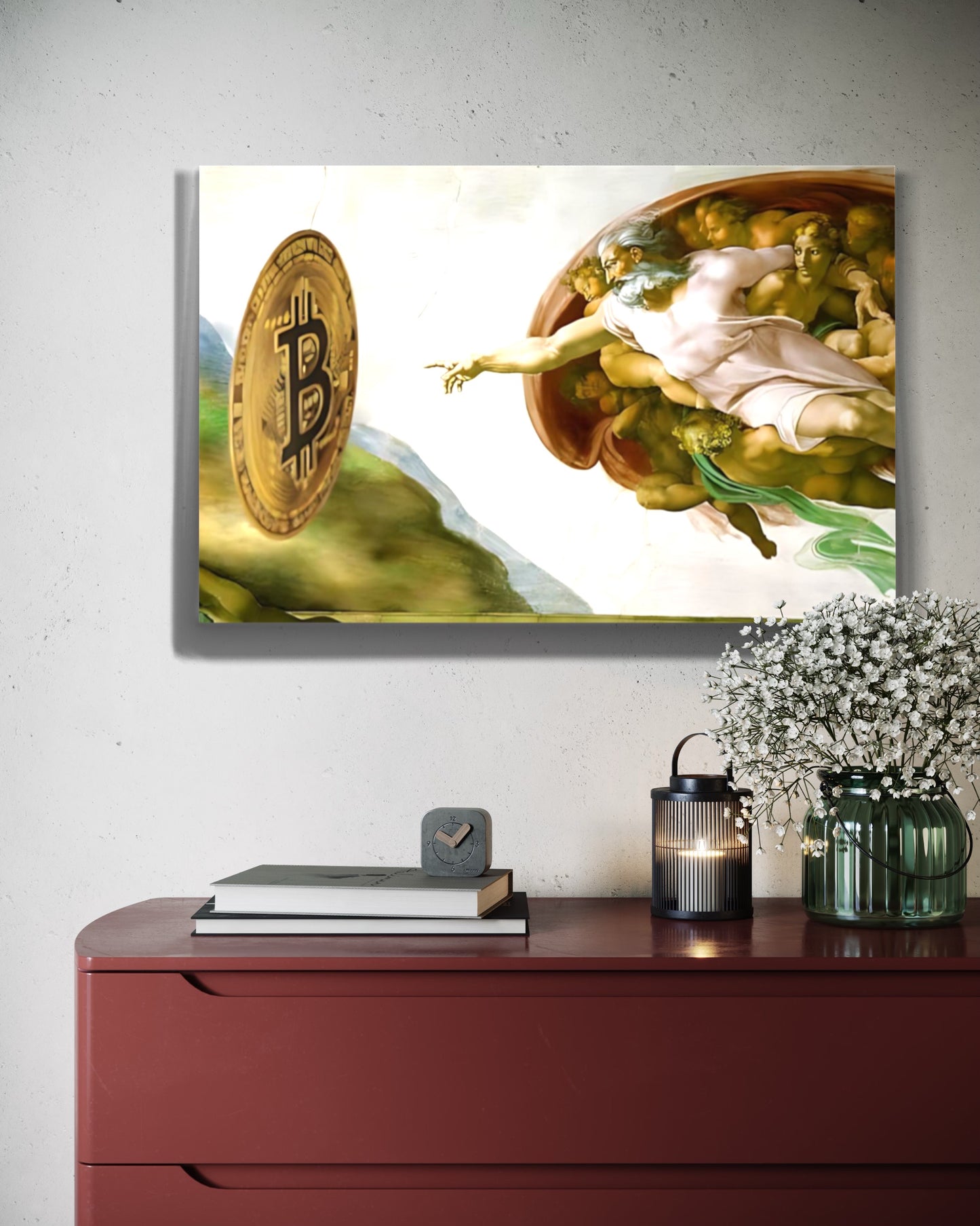 Creation of Bitcoin Poster