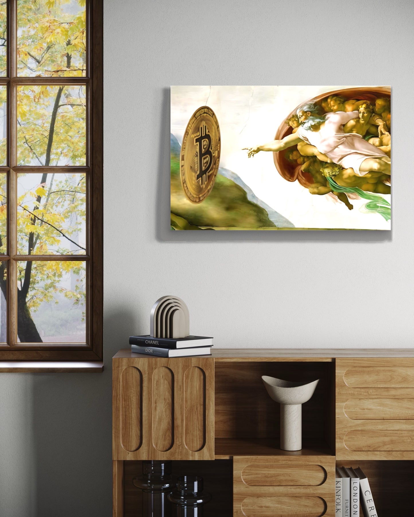 Creation of Bitcoin Poster