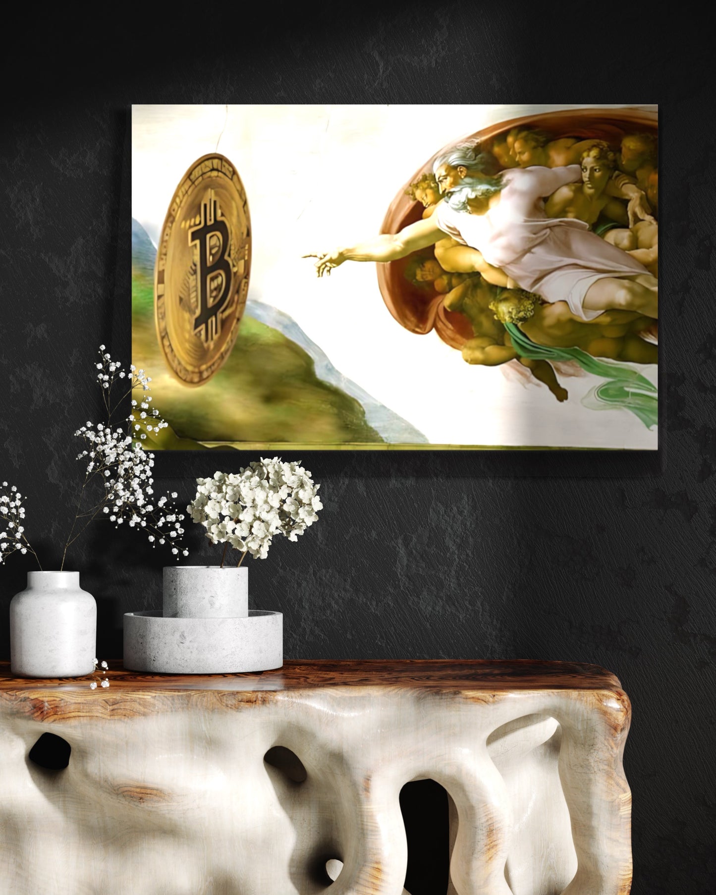 Creation of Bitcoin Poster