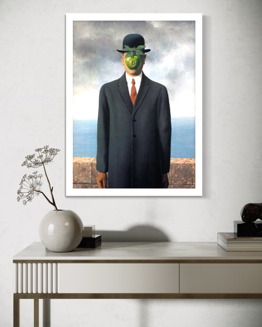 The Son of Bitcoin Framed poster