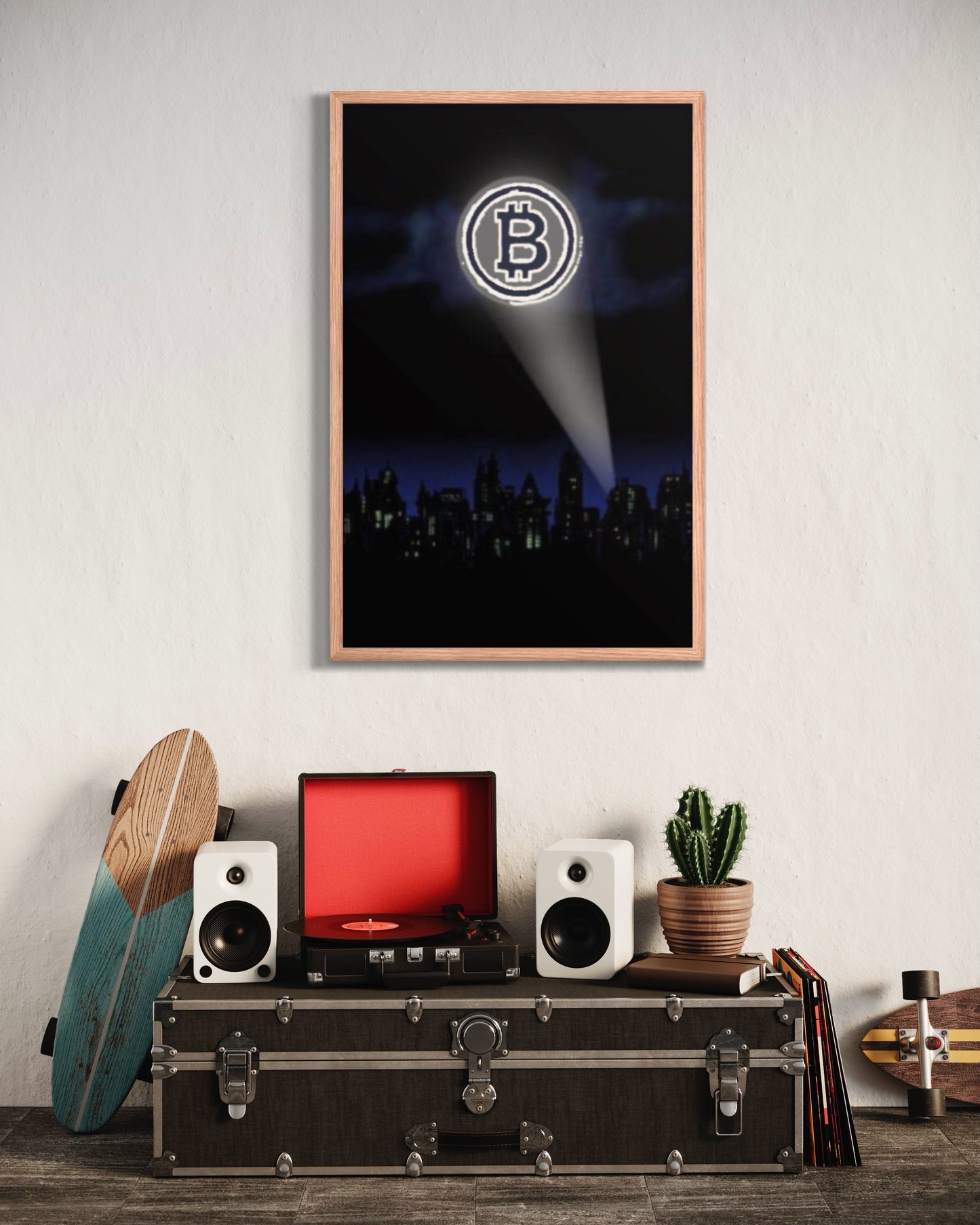 BitSignal Framed poster