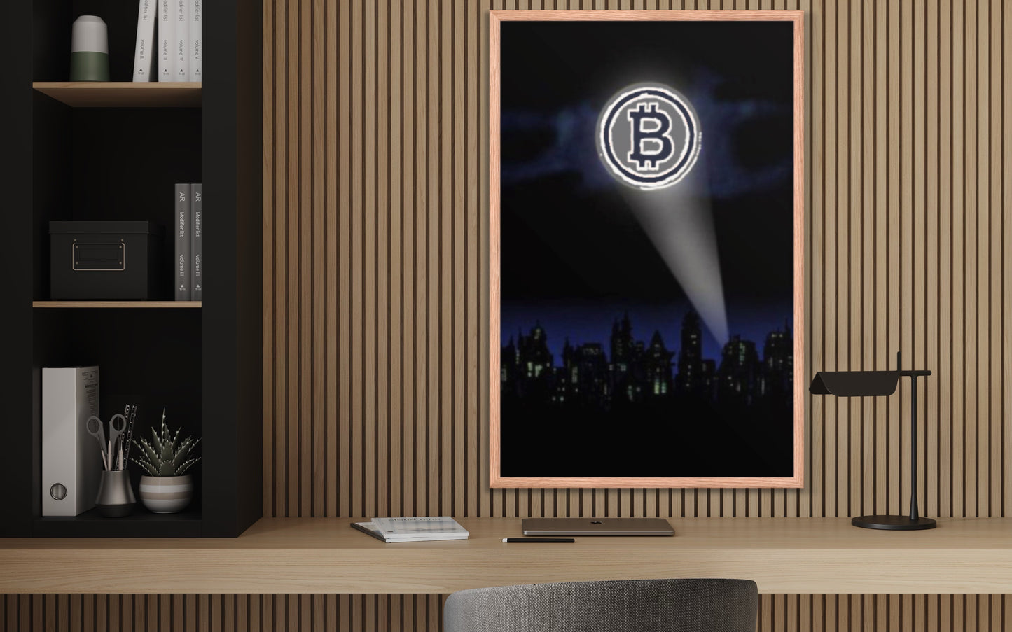 BitSignal Framed poster