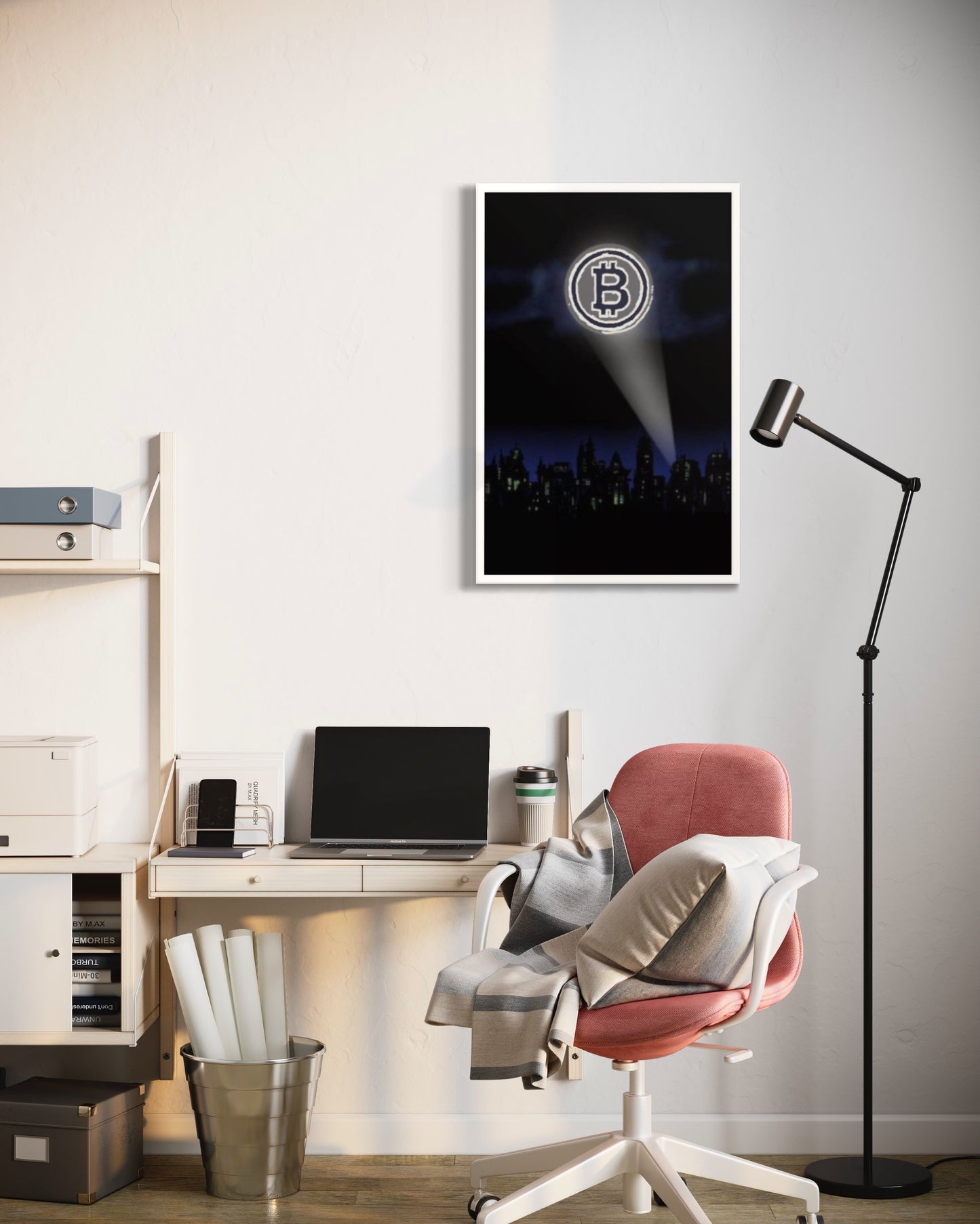 BitSignal Framed poster