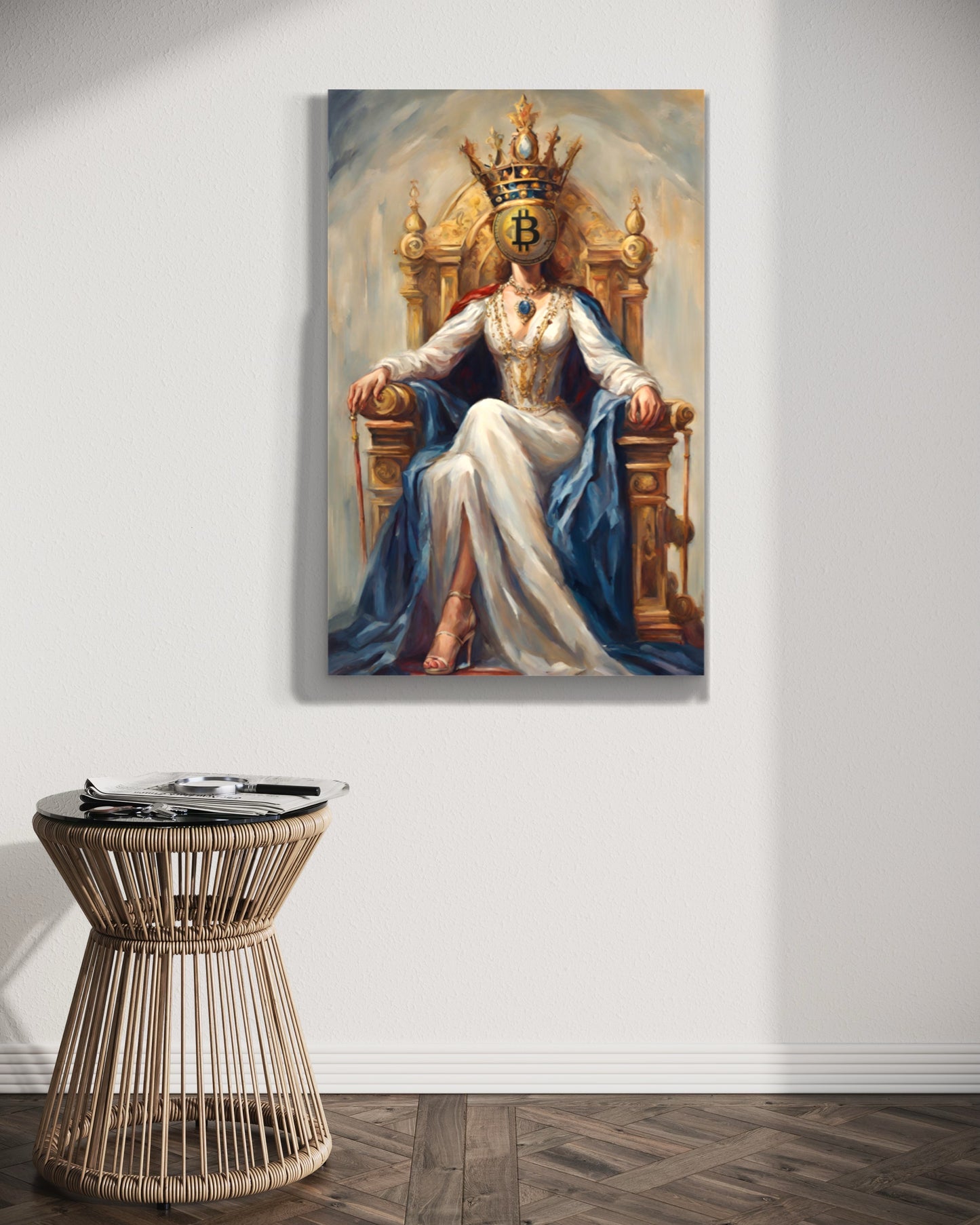 Bitcoin Queen Poster