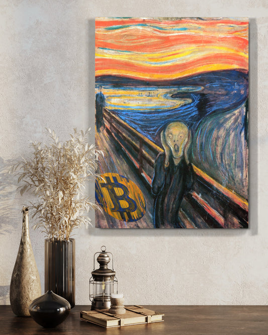 The Bitcoin Scream Poster