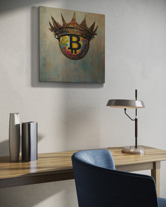 Bitcoin Crown Poster