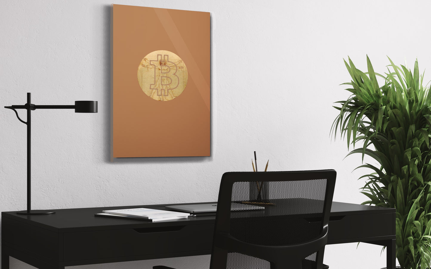 The Bitcoin Vitruvian Metal prints