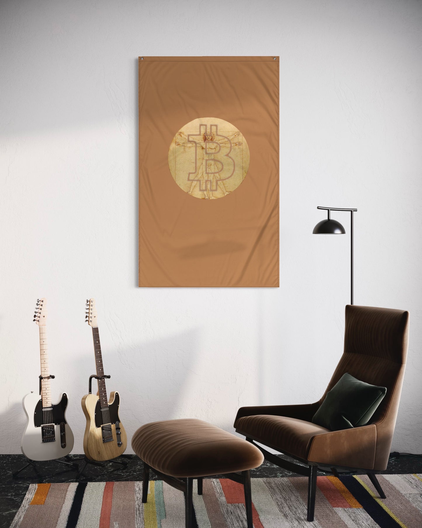 The Bitcoin Vitruvian Flag