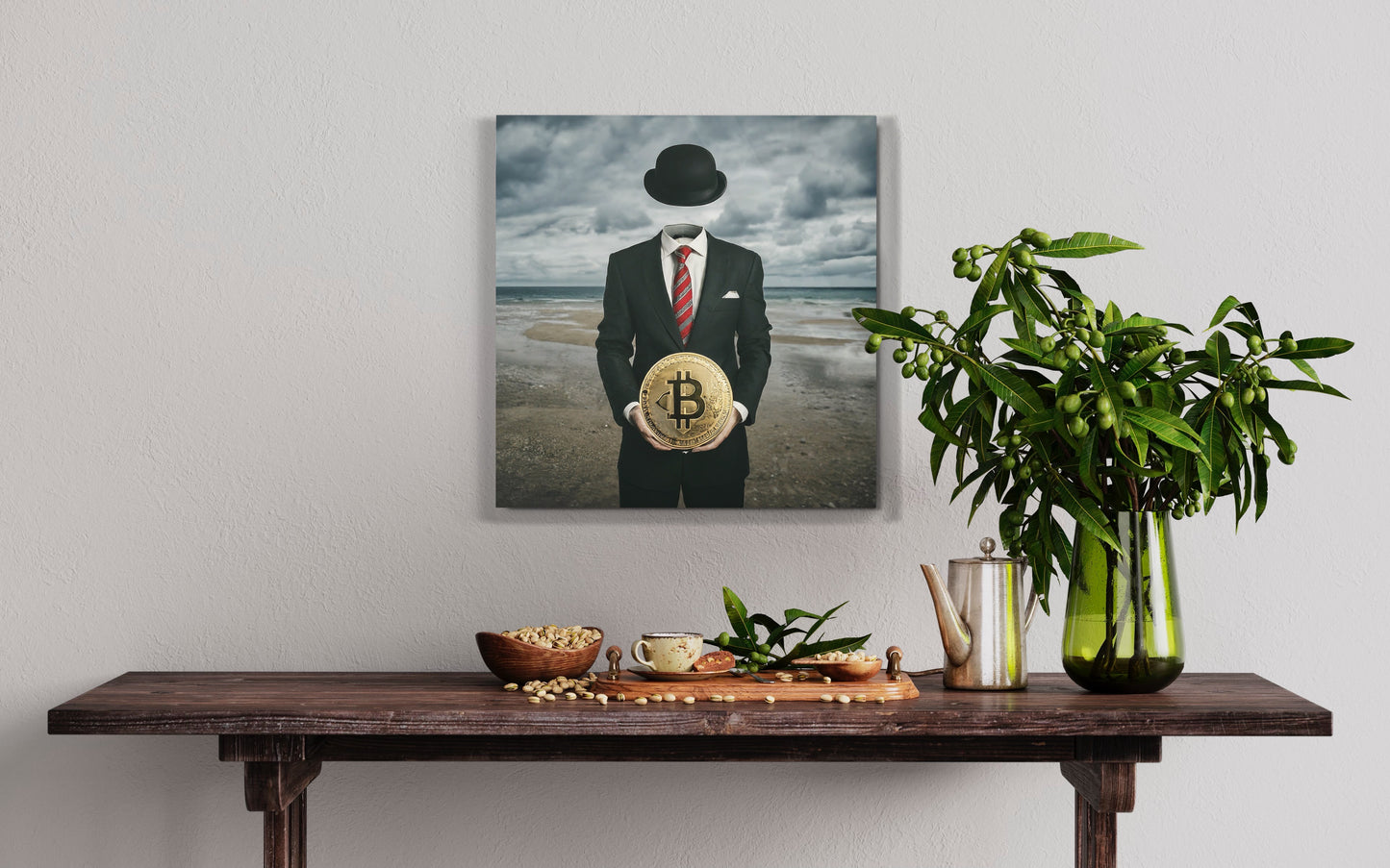 The Anonymous Bitcoin Metal prints