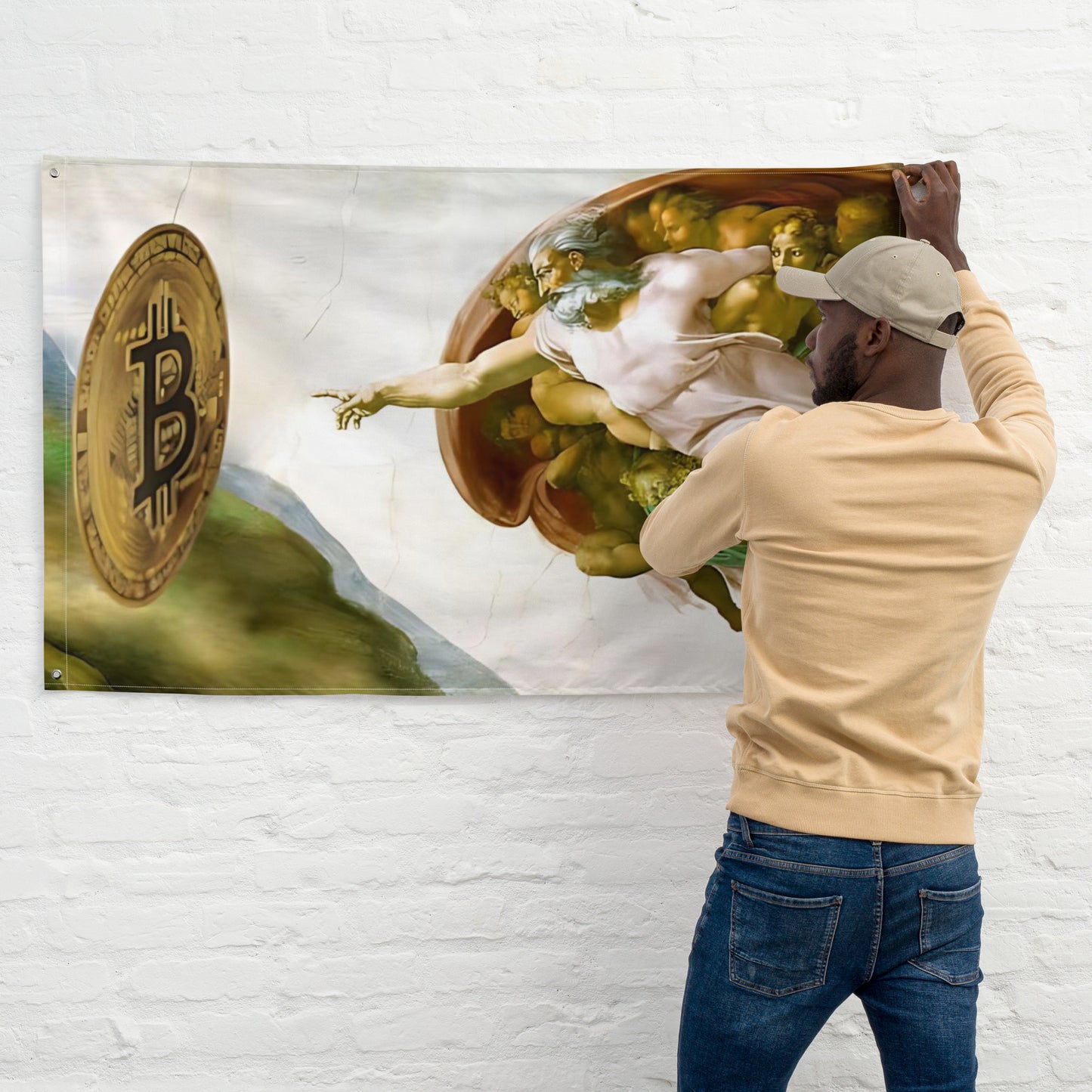 Creation of Bitcoin Flag