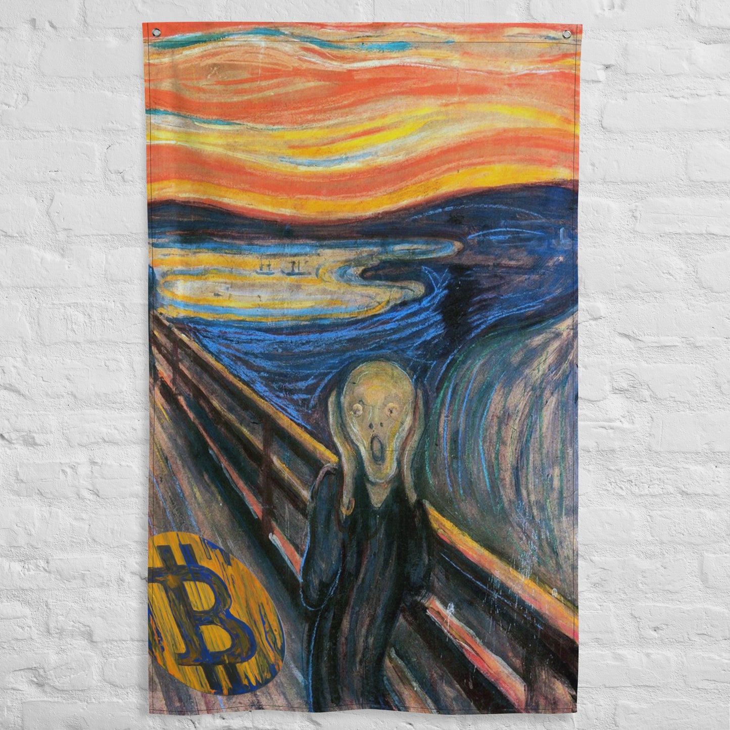 The Bitcoin Scream Flag