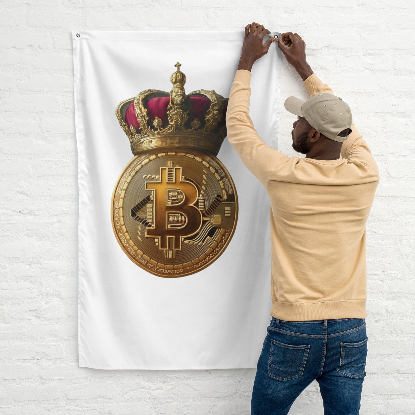 Queen Bitcoin Flag