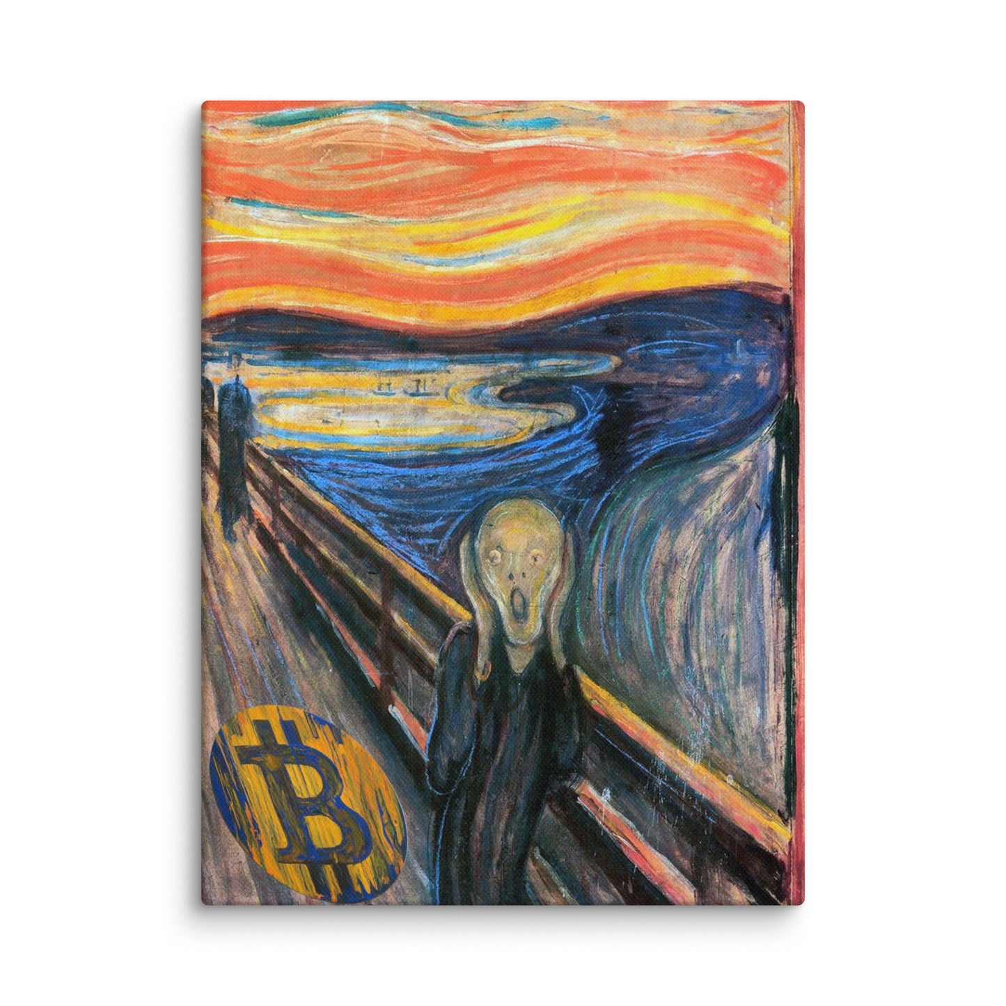 The Bitcoin Scream Canvas