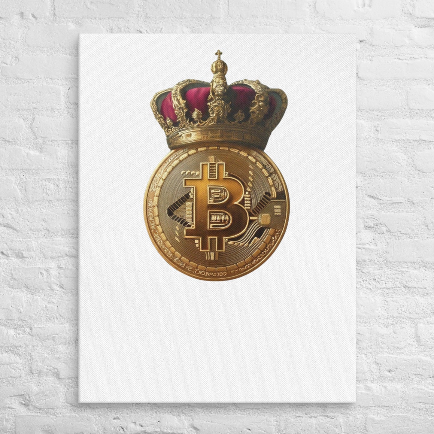 Queen Bitcoin Canvas