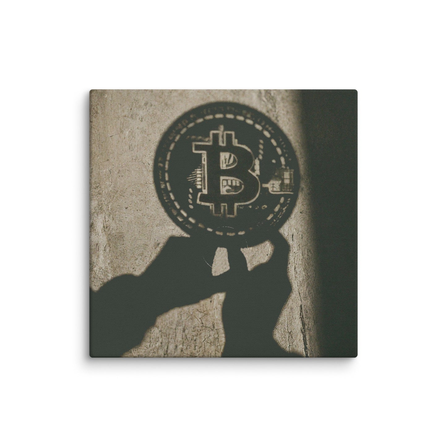 The Shadow of Bitcoin Canvas