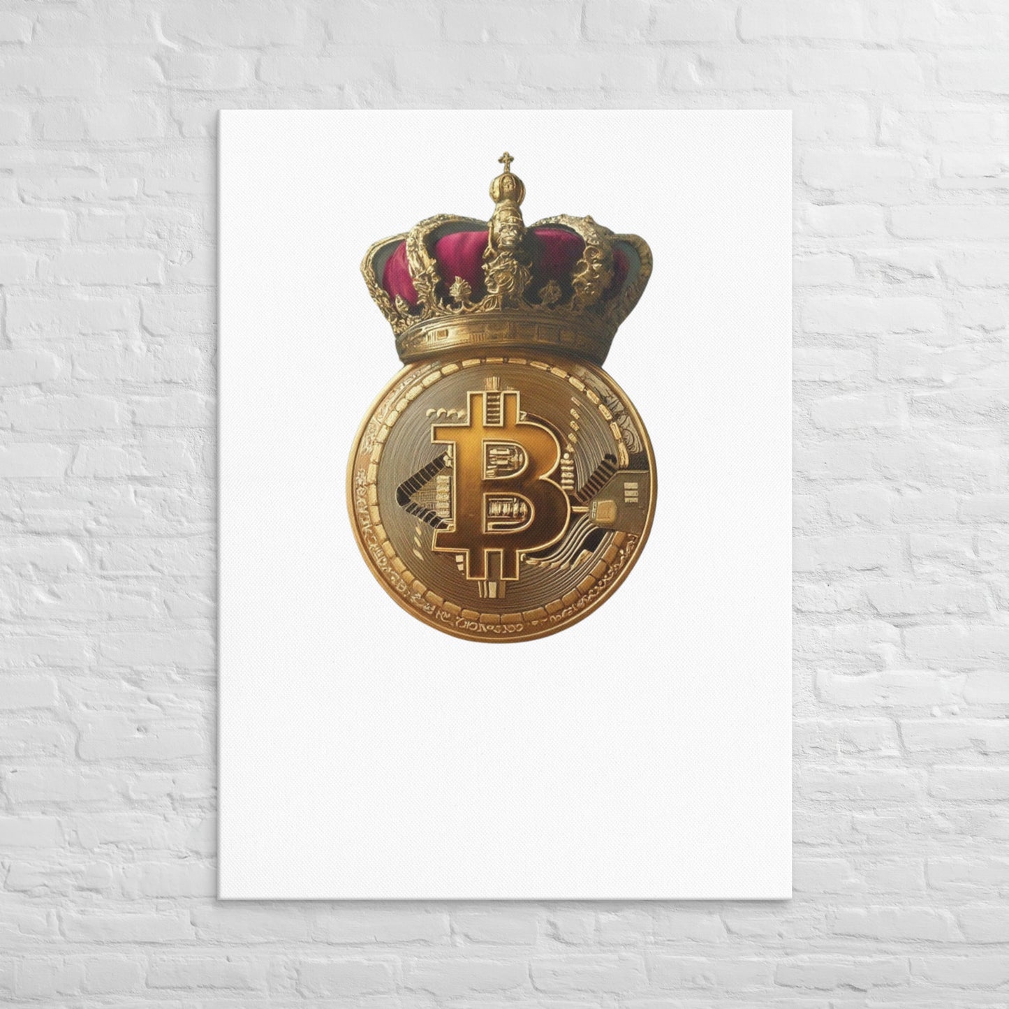 Queen Bitcoin Canvas