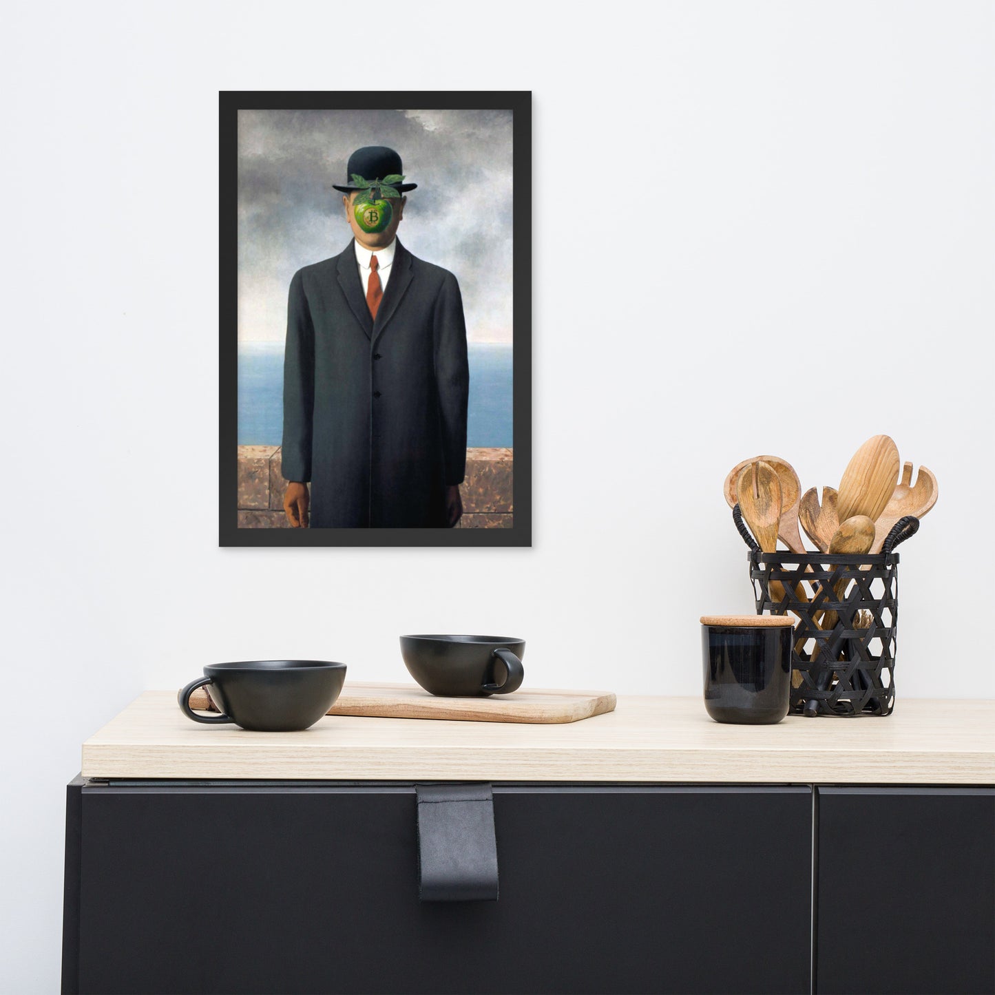 The Son of Bitcoin Framed poster