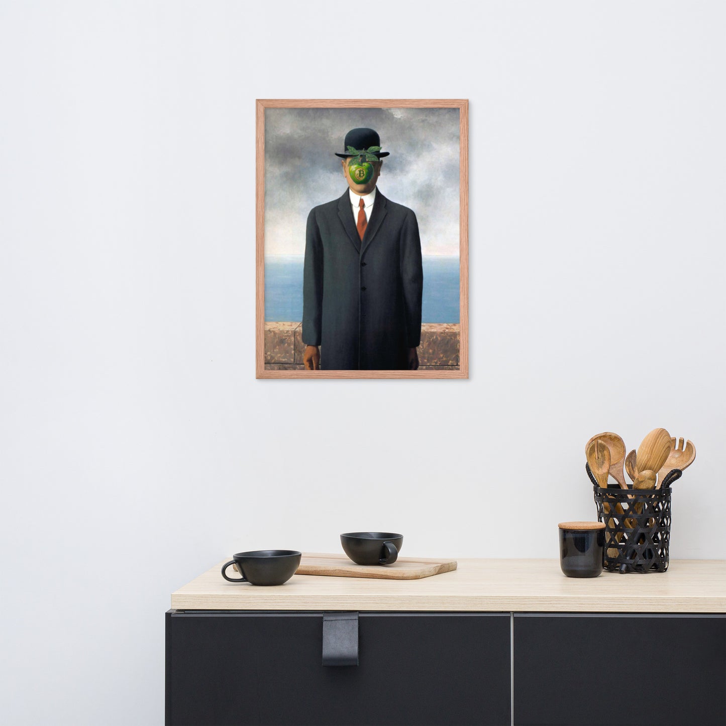 The Son of Bitcoin Framed poster