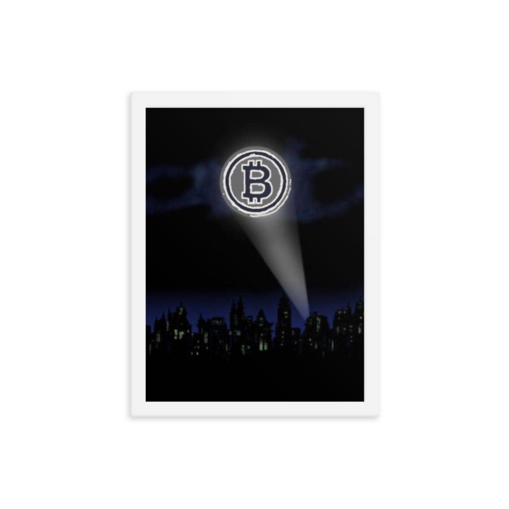 BitSignal Framed poster