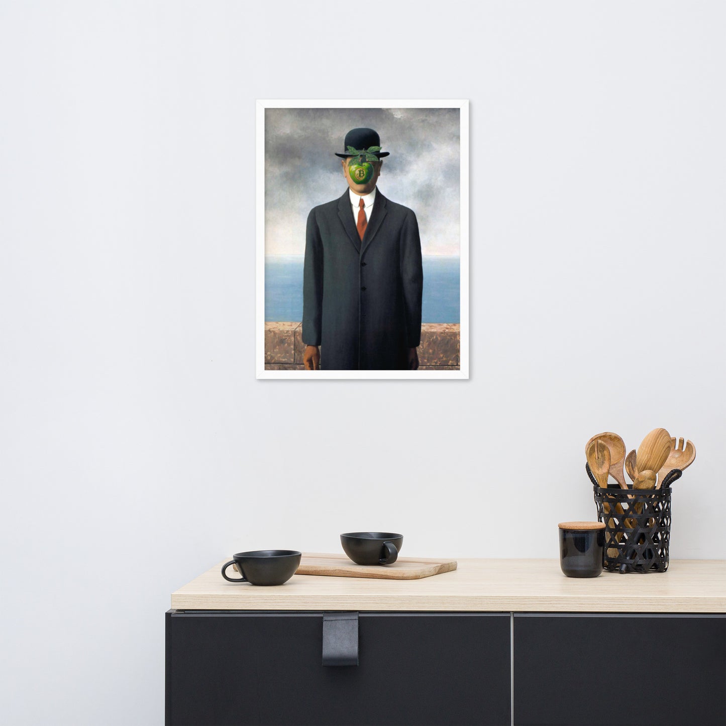 The Son of Bitcoin Framed poster