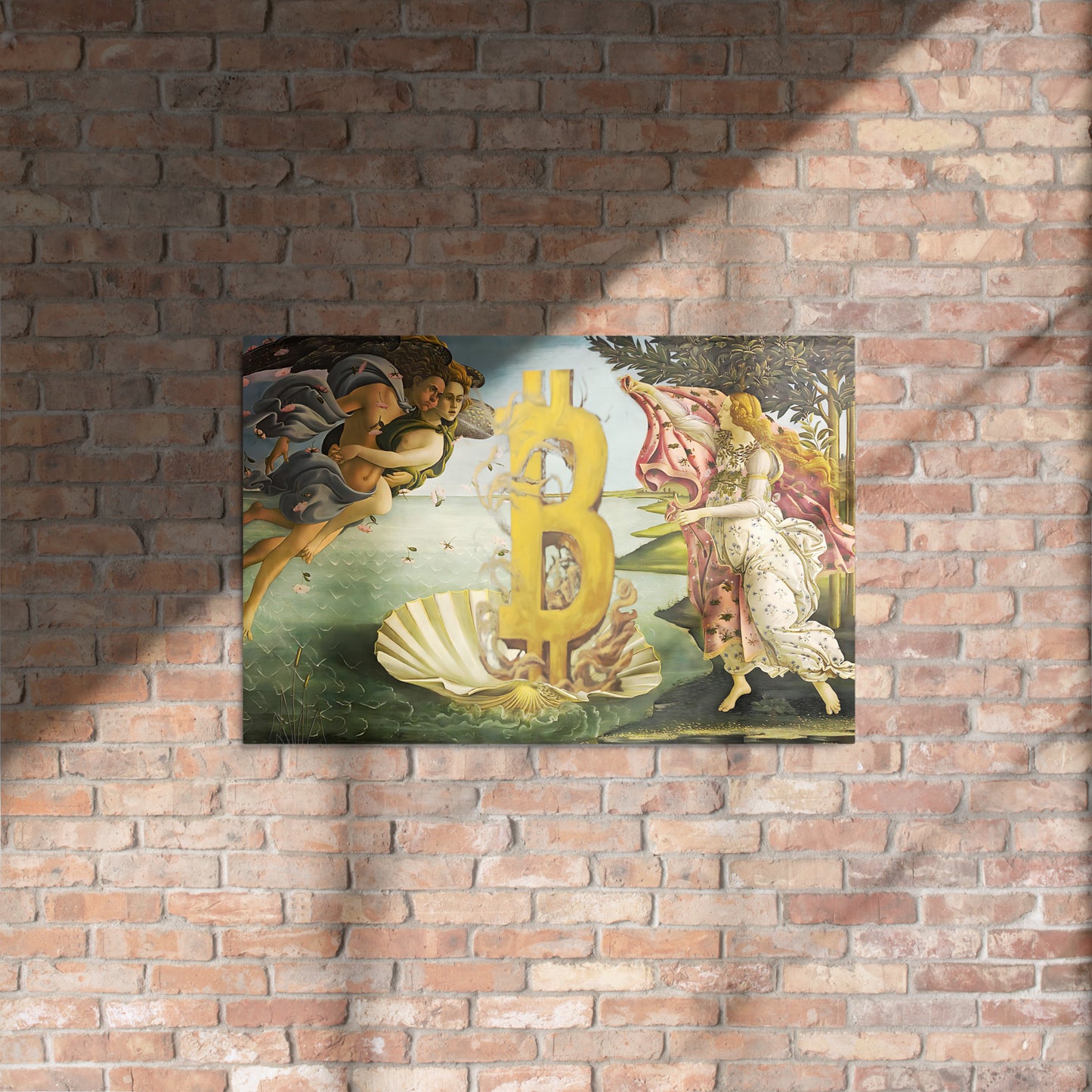 The Birth of Bitcoin Metal prints