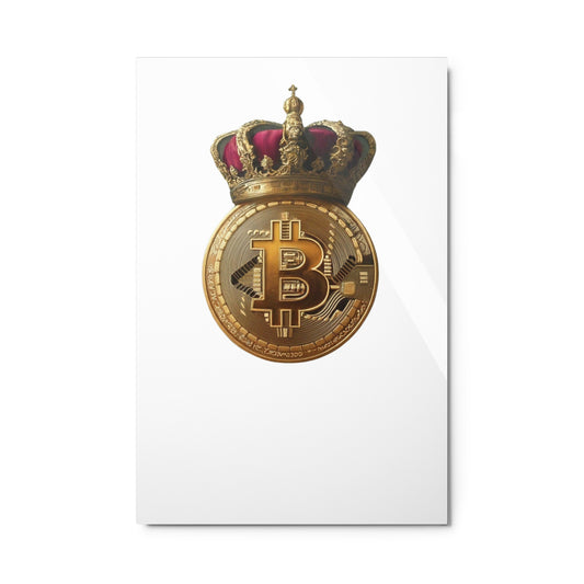 Queen Bitcoin Metal prints